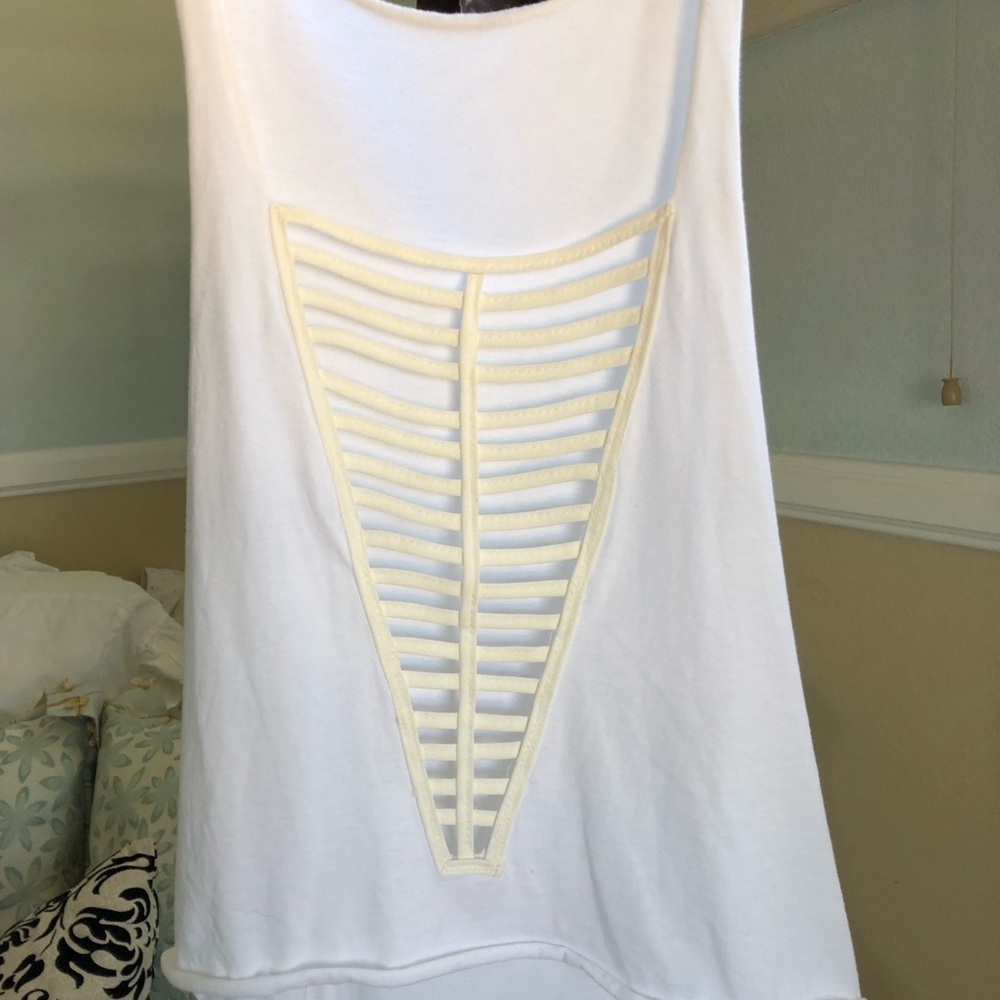 White tank top
